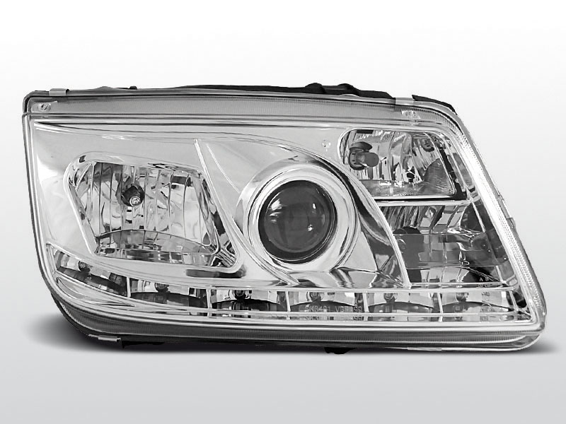 VW BORA 9805 LAMPY PRZEDNIE DAYLIGHT CHROM Wojtmar