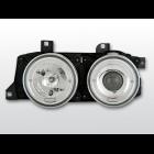 BMW E34 88-95 E32 86-94 - LAMPY PRZEDNIE -SOCZEWKA RING CHROM