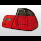 BMW E46  - LAMPY TYLNE - DIODOWE LED - RED & SMOKE