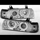 BMW E46 SEDAN - LAMPY PRZEDNIE - RINGI CHROM
