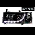   VW T4 90-03 - LAMPY PRZEDNIE -DAYLIGHT BLACK