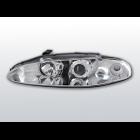 MITSUBISHI ECLIPSE D30 95-96 - LAMPY PRZEDNIE - SOCZEWKA RING CHROM