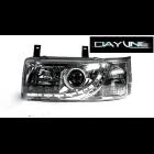  VW T4 90-03 - LAMPY PRZEDNIE -DAYLIGHT CHROM