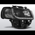  VW T4 96-03 - LAMPY PRZEDNIE -DAYLIGHT BLACK
